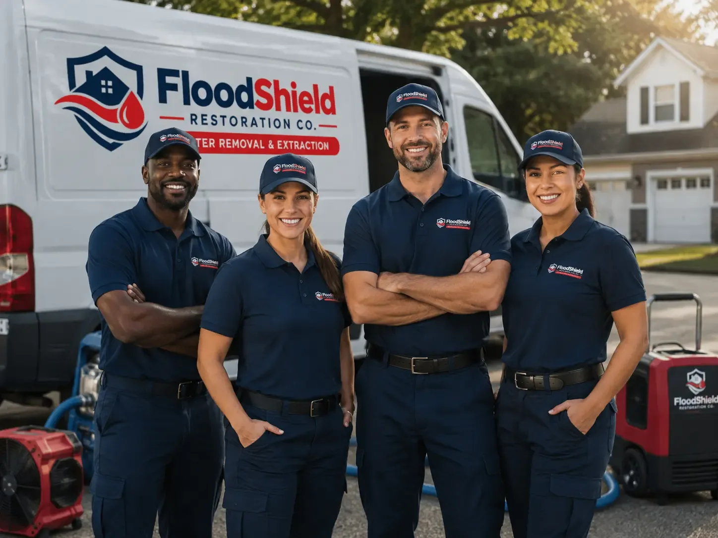 Flood Damage Restoration company in Three Bridges, NJ